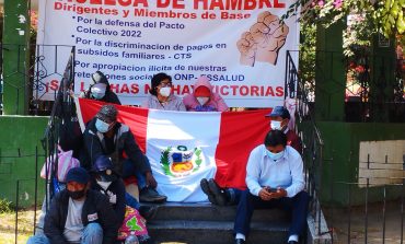 Trabajadores de la Municipalidad de Catacaos inician huelga de hambre