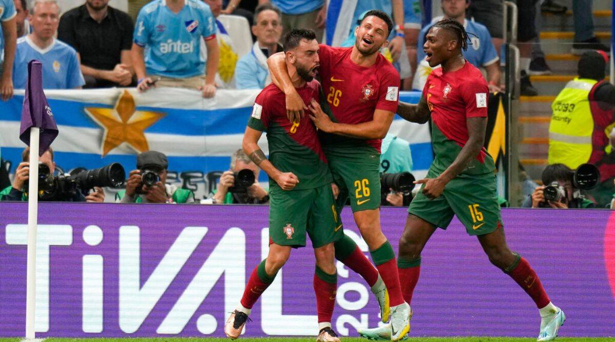 Portugal selló su pase a octavos tras vencer 2-0 a Uruguay
