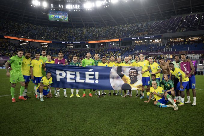 Catar 2022: Jugadores brasileños muestran apoyo a Pelé tras triunfo en 8vos