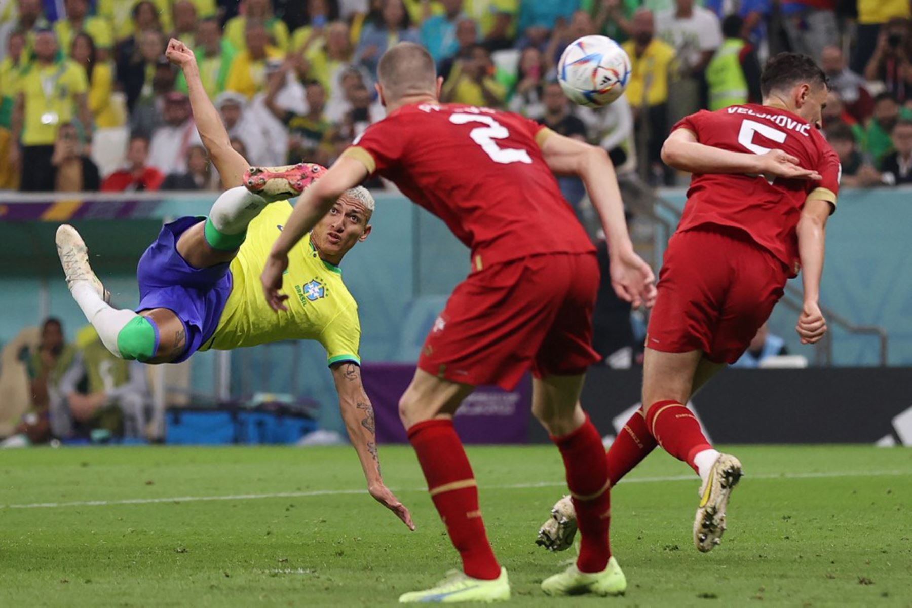 La tijera de Richarlison fue elegido mejor Gol del Mundial 2022