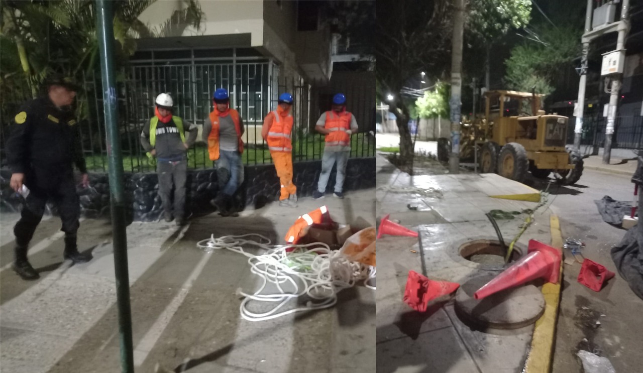 Capturan a diez personas mientras robaban más de 200 metros de cables en Piura