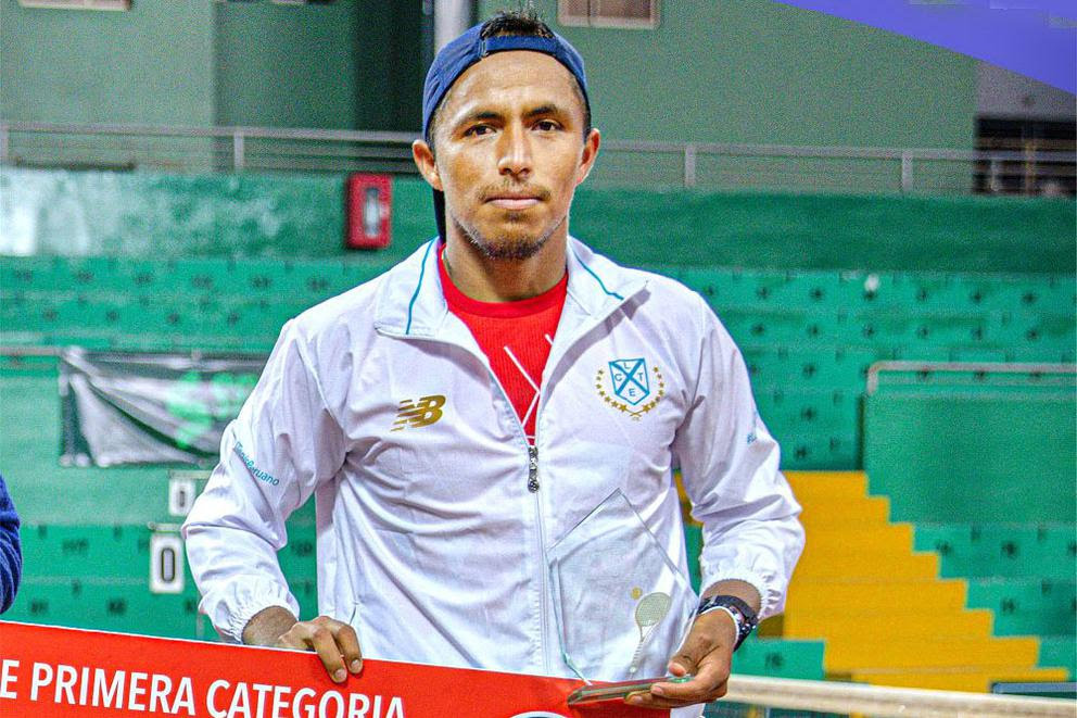 Tenista piurano Jorge Brian Panta se coronó campeón nacional en singles y dobles