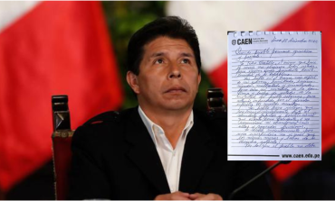Pedro Castillo llama “usurpadora” a Dina Boluarte y pide su libertad