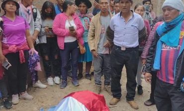 Apurímac: reportan un joven fallecido durante enfrentamientos en Chincheros