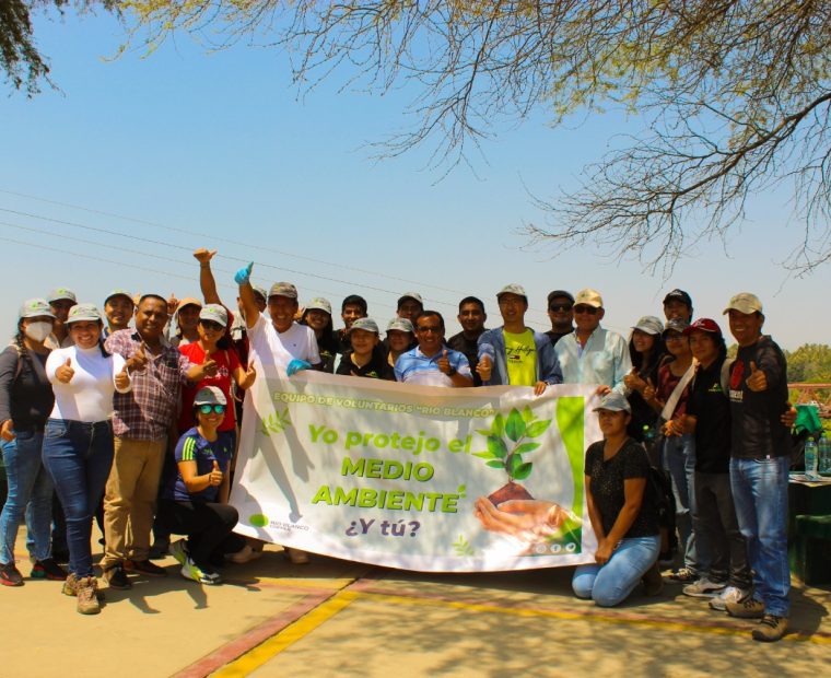 Río Blanco participó en jornada de limpieza del río Chira en Sullana