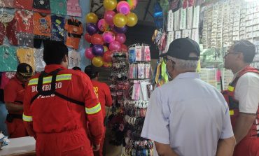 Piura: a pocos días de Navidad, bomberos inspeccionan instalaciones del Complejo de Mercados