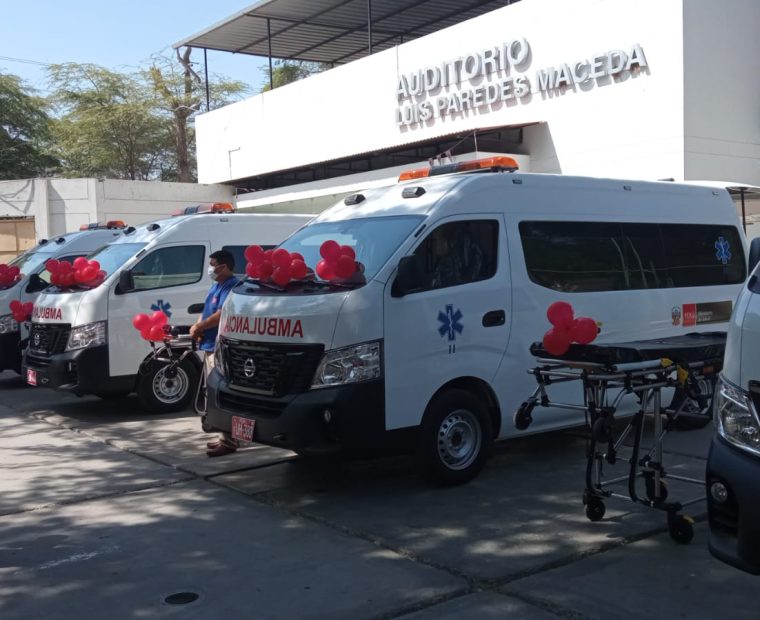 Entregan ambulancias a establecimientos de salud de Sullana, Sechura, Chulucanas y Santa Rosa