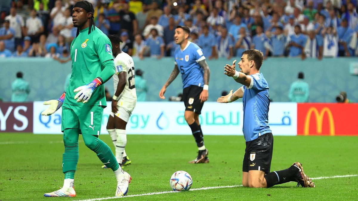 Uruguay venció a Ghana, pero fue eliminado por goles a favor