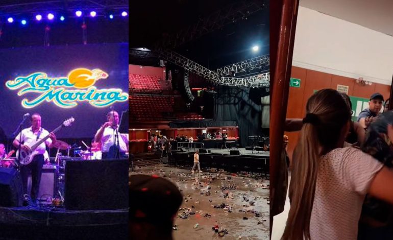 Agua Marina detiene concierto en Chile tras registrarse tiroteo: asistentes abandonaron el lugar