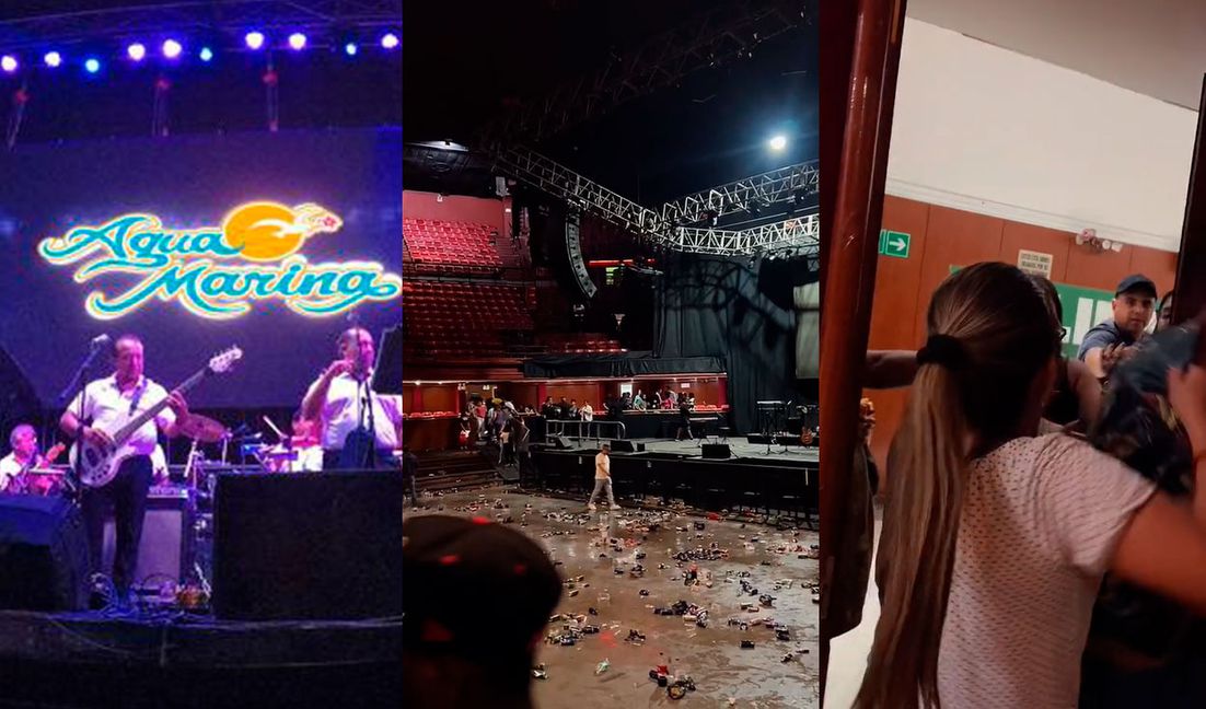 Agua Marina detiene concierto en Chile tras registrarse tiroteo: asistentes abandonaron el lugar