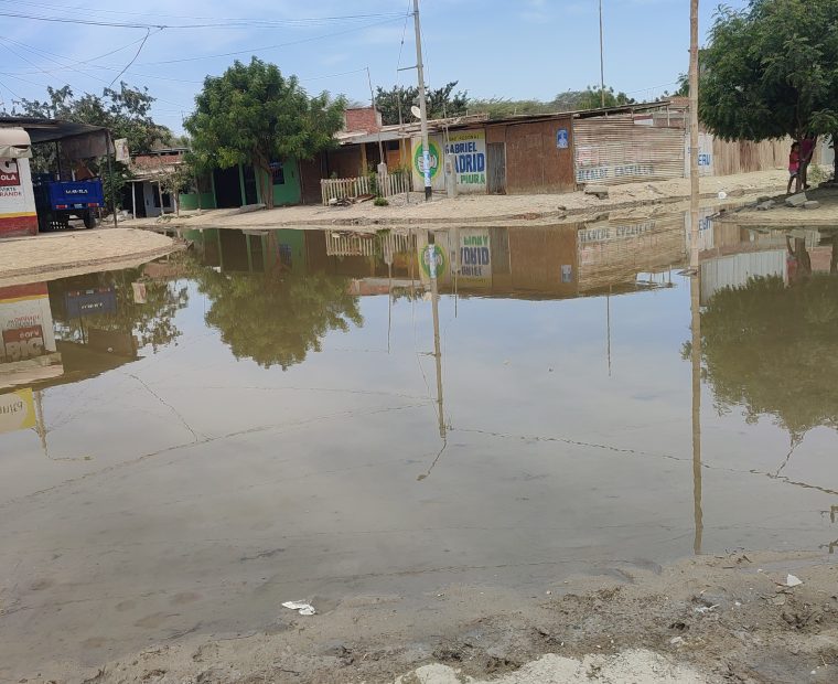 Piura: más de 200 familias afectadas por colapso de desagüe en Tacalá