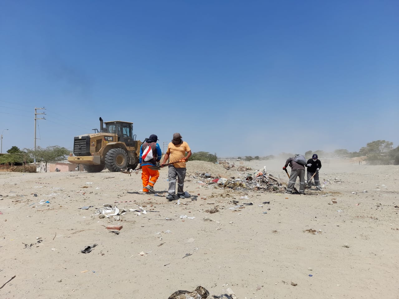 Piura: retiran 350 toneladas de residuos tras fiestas de fin de año en Veintiséis de Octubre