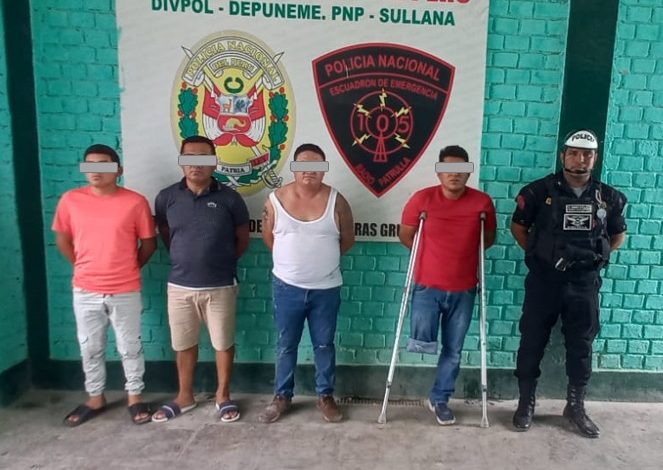 Sullana: interviene a discapacitado y a ex policía presuntos integrantes de la banda «Los Tarjeteros del Norte»