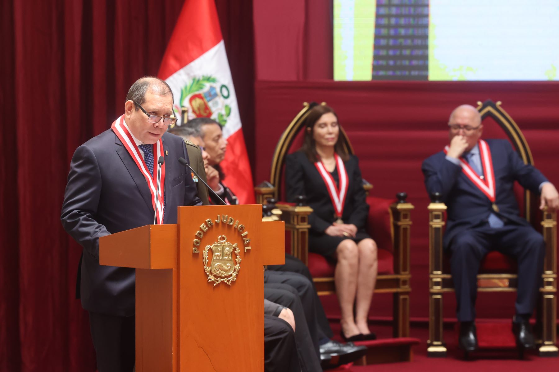 Juez supremo Javier Arévalo asume la presidencia del Poder Judicial