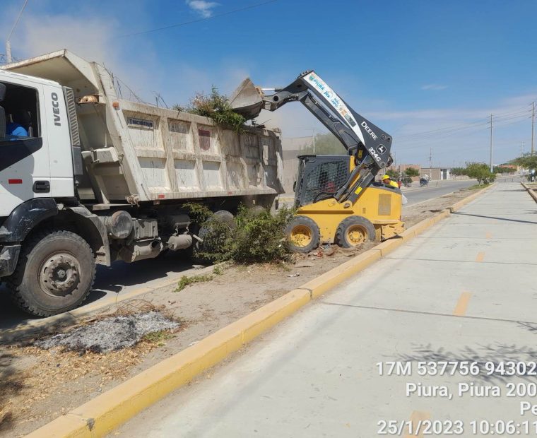 Municipalidad de Piura recoge 98 toneladas de residuos solidos en 24 operativos de limpieza