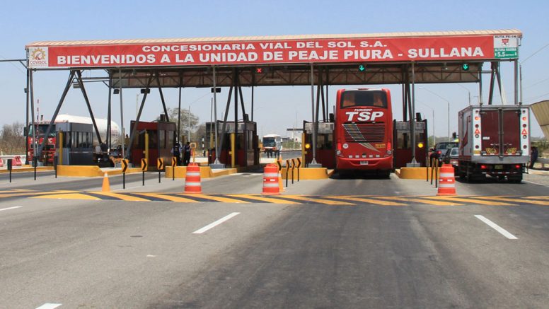 Aumenta costo de peaje Piura-Sullana