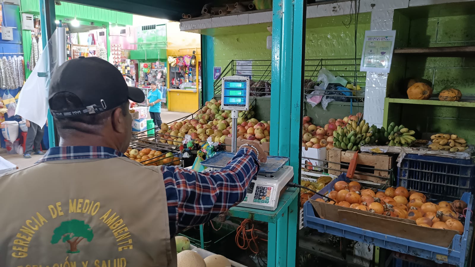 Piura: Fiscalización realiza operativo de control de pesas en mercado Las Capullanas