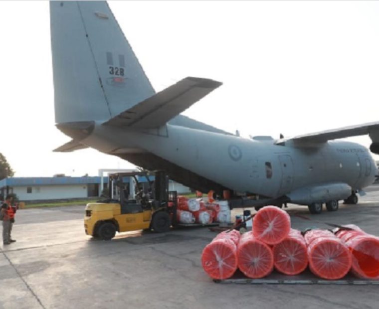 Gobierno traslada cerca de cuatro toneladas de ayuda humanitaria a Piura