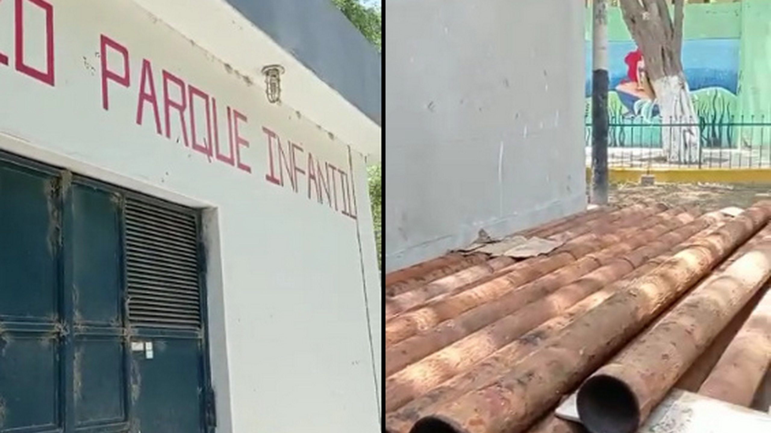 Piura: Cinco días y aun no se repara motor del pozo parque infantil