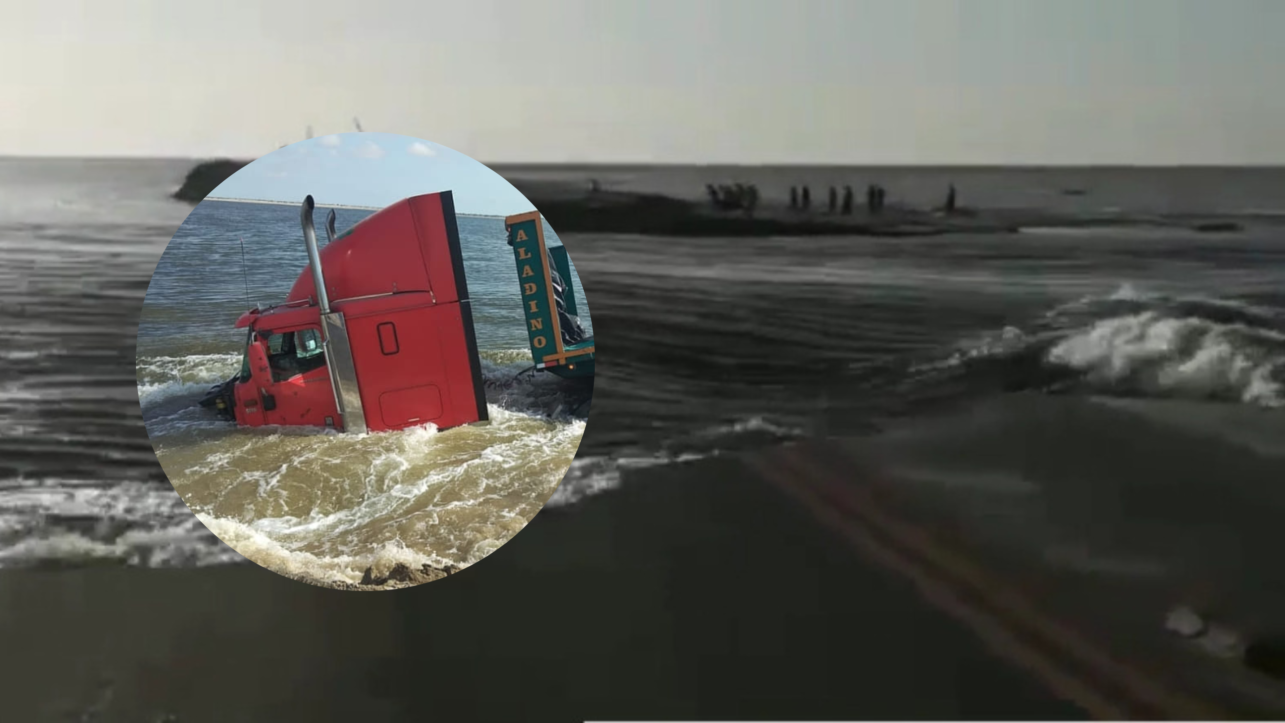 Piura: Carretera Bayóvar-Chiclayo queda destruida por Laguna La Niña