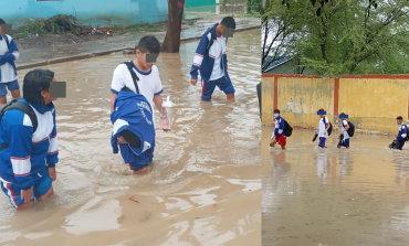 Lluvias en Piura: Colegio Manuel Scorza se inunda y estudiantes deben ser enviados a casa