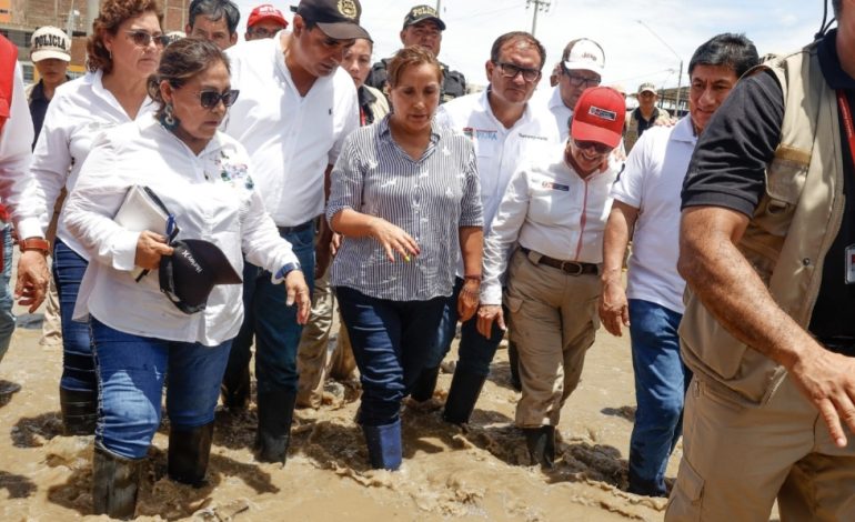 Lluvias en Piura: presidenta Boluarte visitó la región por emergencia