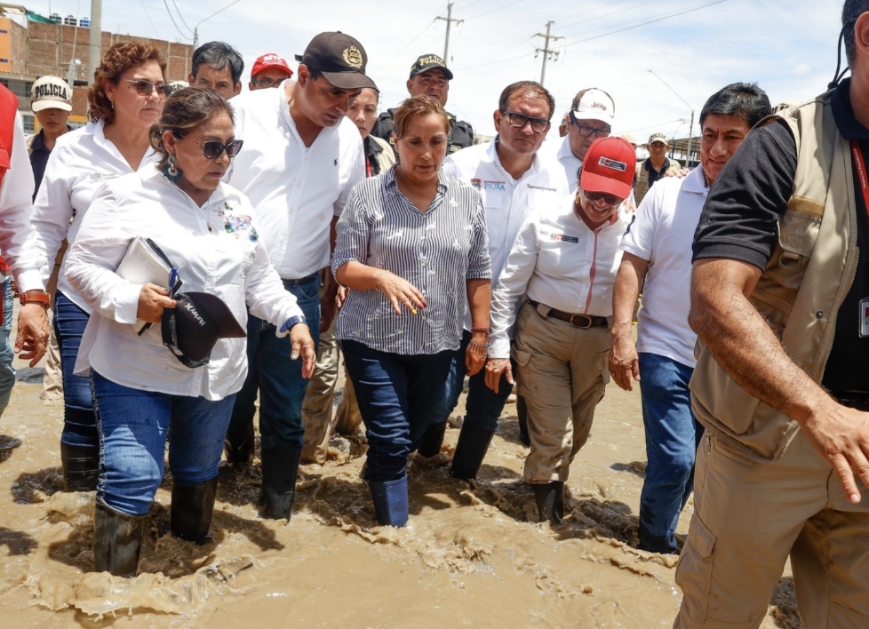Lluvias en Piura: presidenta Boluarte visitó la región por emergencia