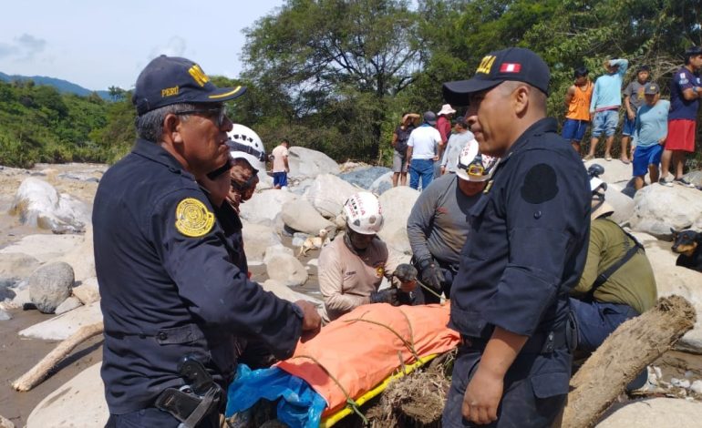 Huaico en Canchaque: encuentran cuerpo de una mujer a orillas de quebrada