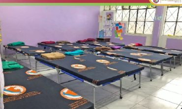 Piura: instalan 100 camas en colegio que albergará a afectados por huiaco en Canchaque