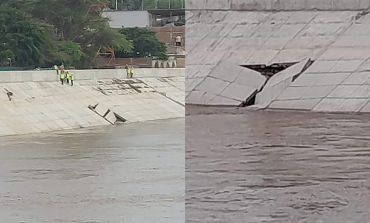 ¿Y la obra del Bicentenario? Colapsa parte de las defensas ribereñas del río Piura que ejecutó el Gobierno Regional