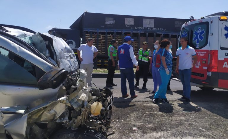 Tres muertos tras accidente en la carretera Piura-Chiclayo