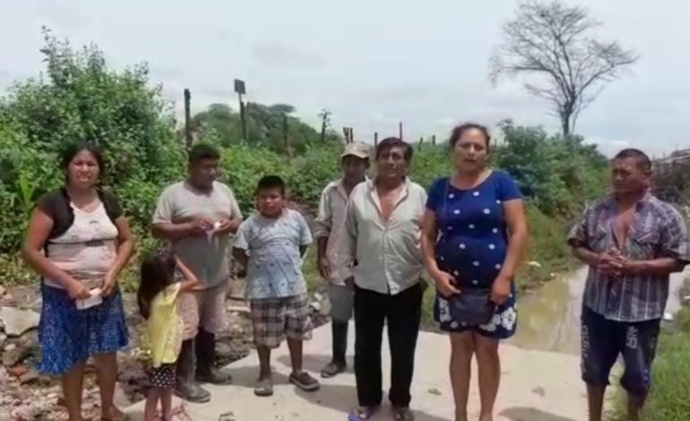 Chulucanas: familias del A.H Andrés Rázuri piden ayuda a las autoridades