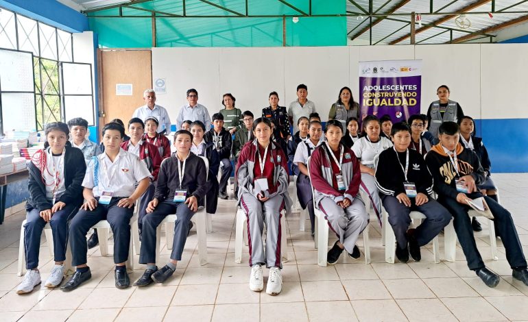 Ayabaca: más de 100 escolares inician programa de formación para prevenir la violencia de género
