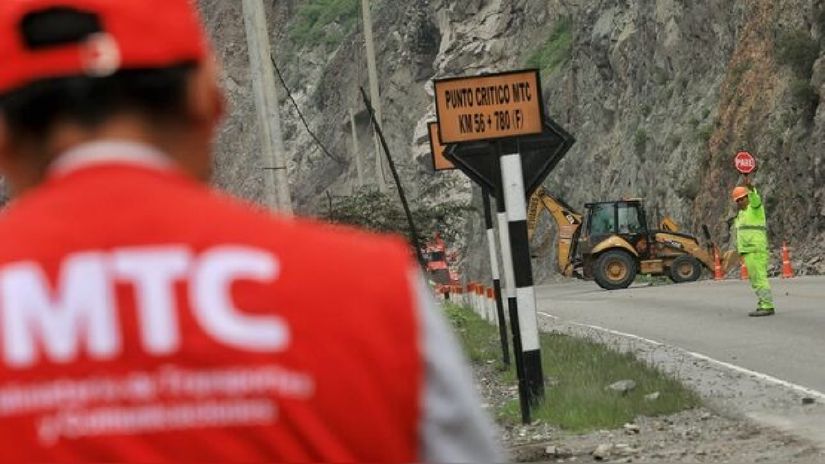 Sutran: ocho puntos de la red de vías nacionales con tránsito interrumpido debido a lluvias
