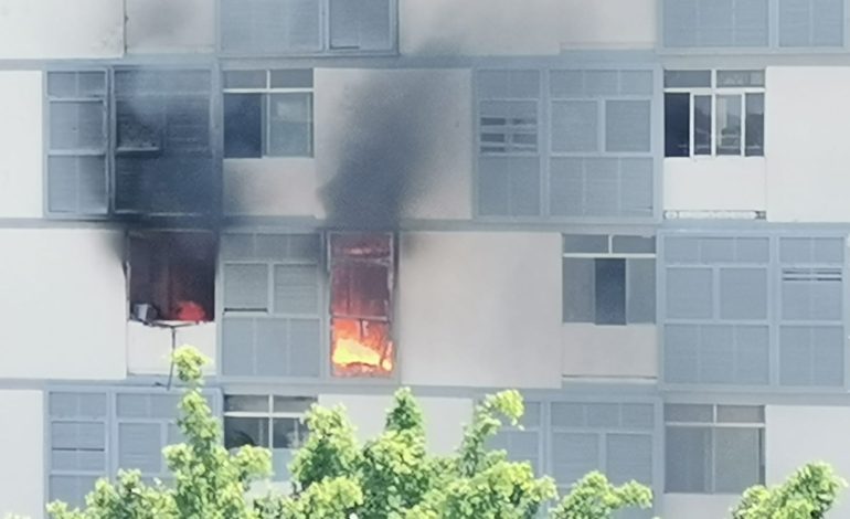Piura: incendio en la residencial FAP causó alarma y escolares fueron evacuados