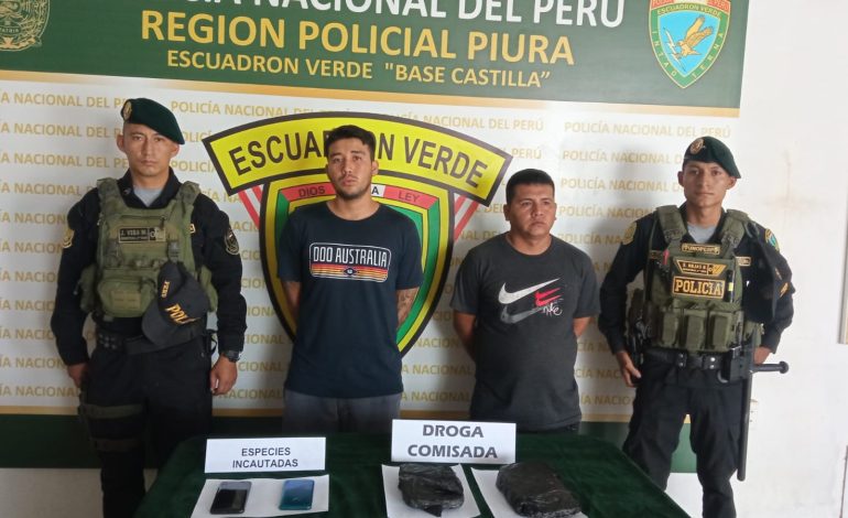 PNP captura a dos presuntos integrantes de la banda delincuencial “Paisanos de Piura”