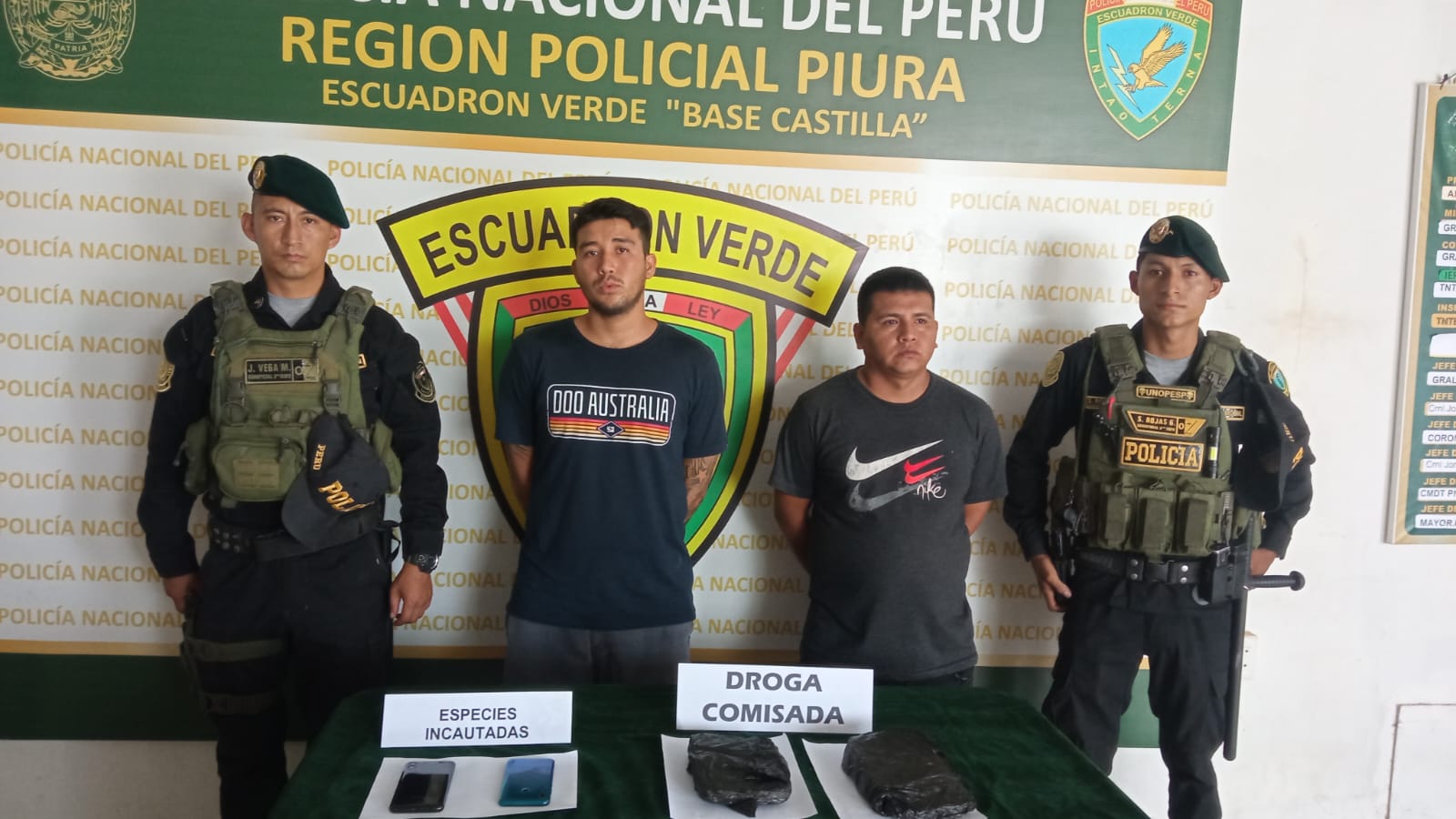 PNP captura a dos presuntos integrantes de la banda delincuencial “Paisanos de Piura”