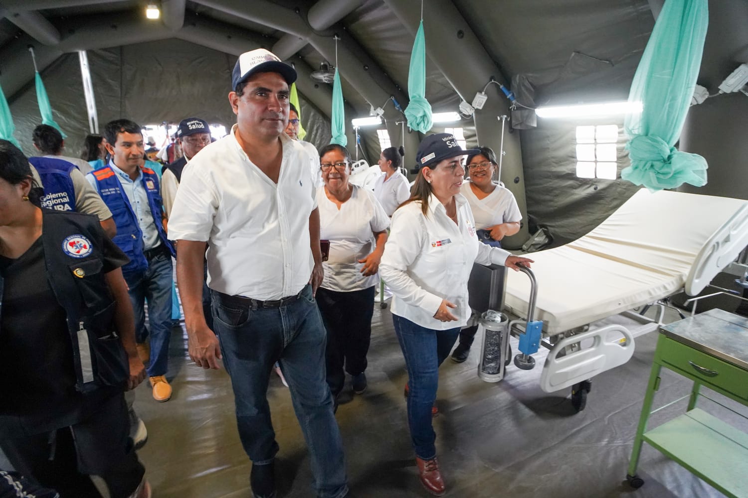 Piura: entra en funcionamiento hospital de campaña instalado en La Videnita