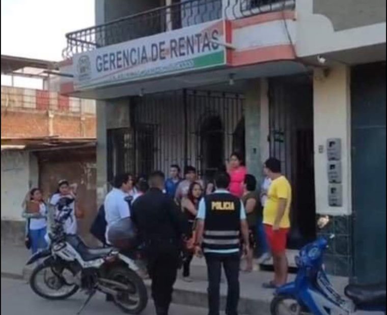 En la víspera de su aniversario, delincuentes asaltan la Gerencia de Rentas de la Municipalidad de Chulucanas