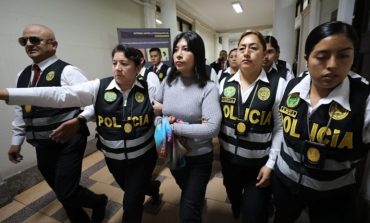 Betssy Chávez llegó a Lima para cumplir prisión preventiva