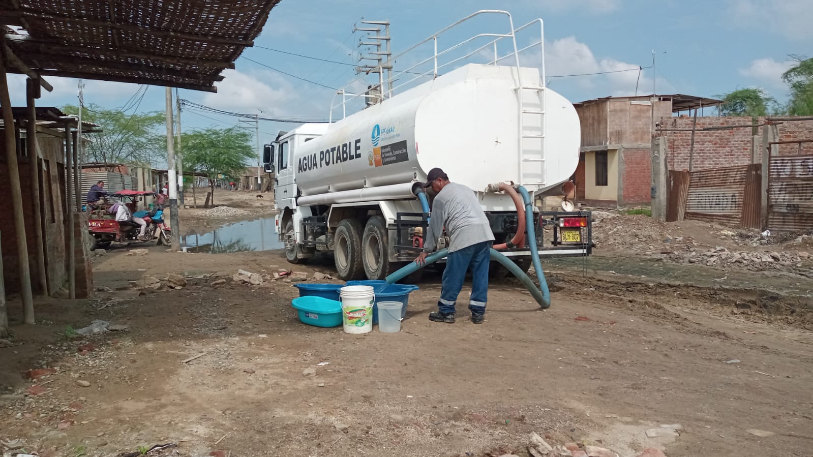 Ministerio de Vivienda transfiere más de 163 mil soles a la EPS Grau para abastecimiento por cisternas