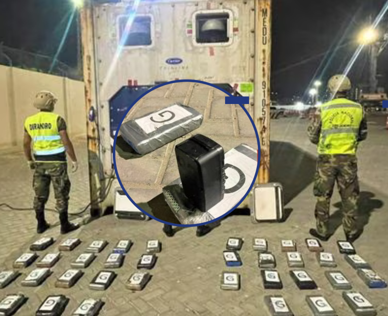 Paita: Incautan 50 kilogramos de cocaína camuflados en un contenedor de banano