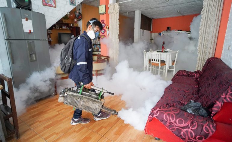 Chulucanas: al menos 15 mil viviendas fueron fumigadas para combatir el dengue