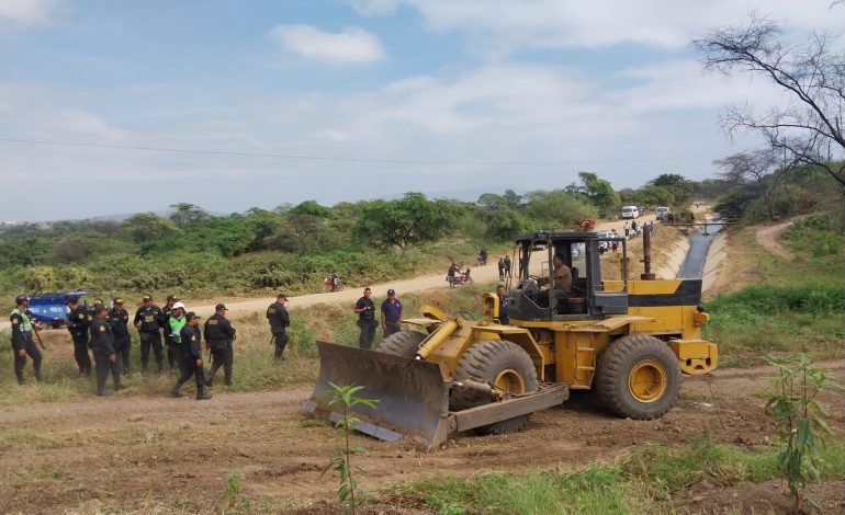 Piura: recuperan terreno en centro poblado Santa Rosa de Yaranche