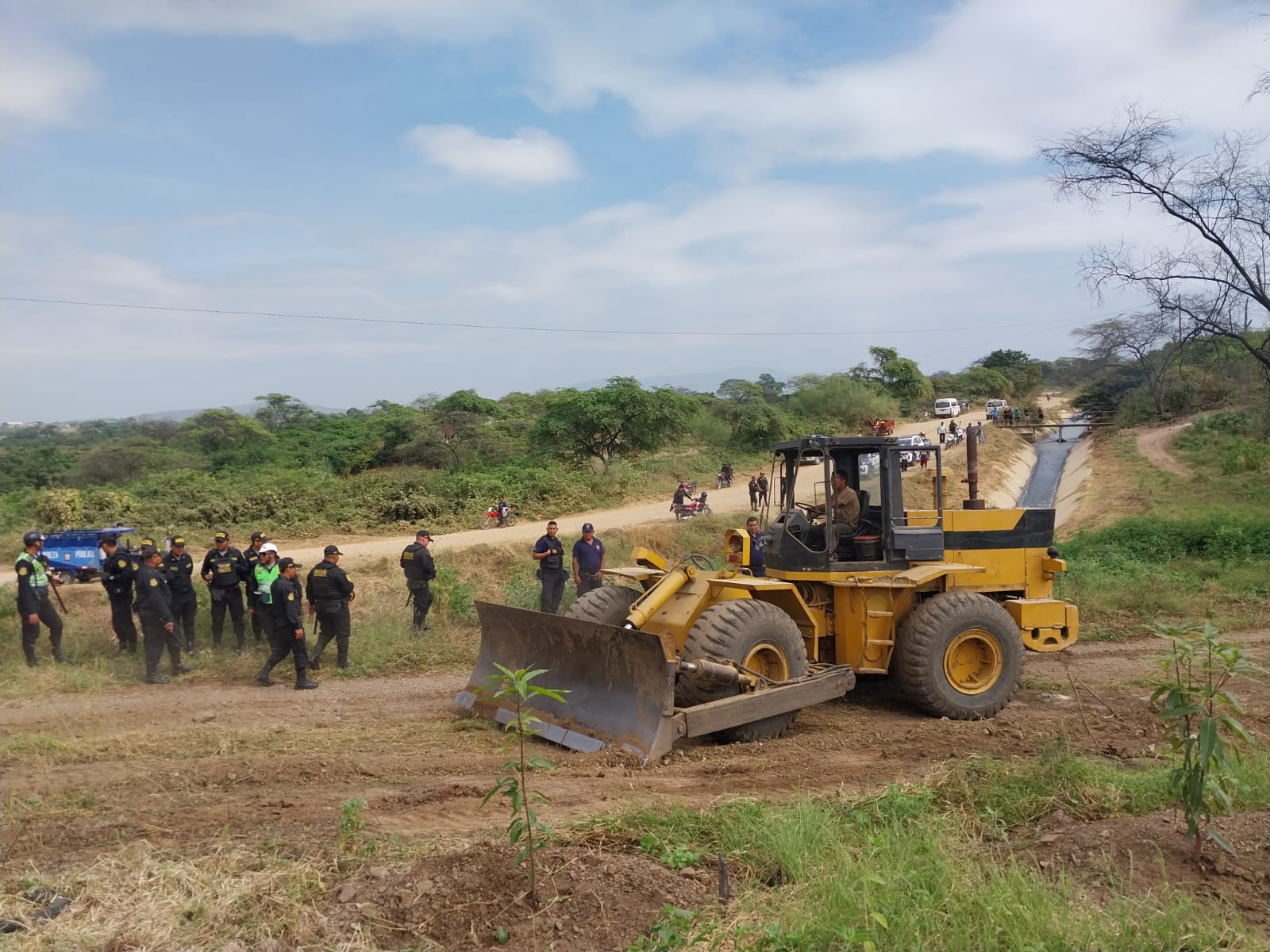 Piura: recuperan terreno en centro poblado Santa Rosa de Yaranche