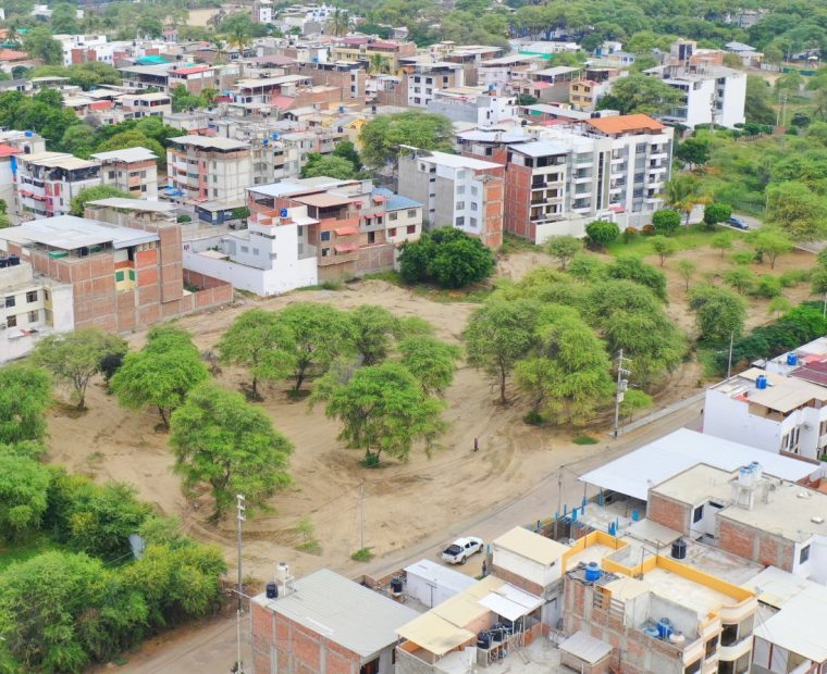 Piura: recuperan espacio público en la urb. Laguna del Chipe