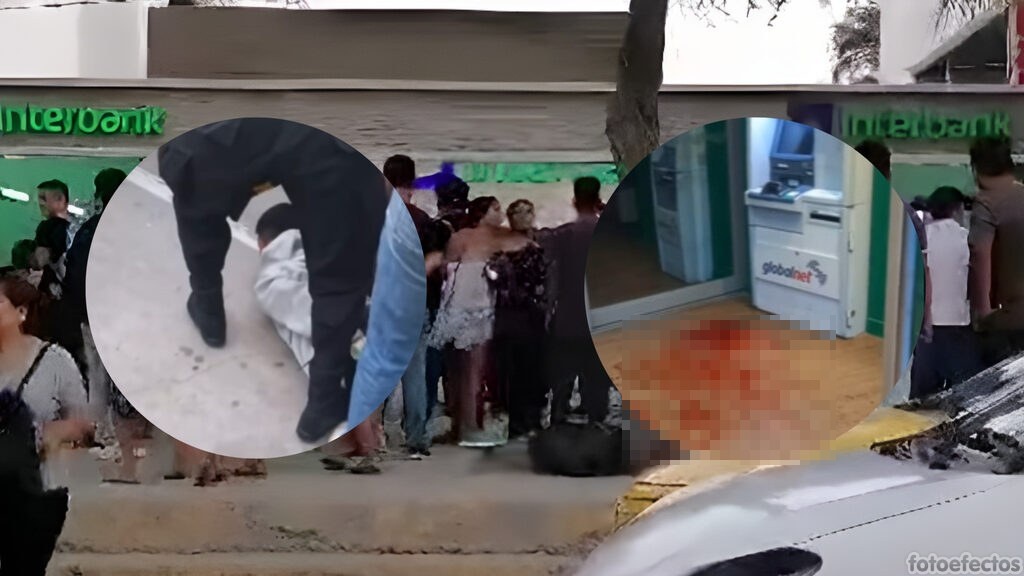 Piura: Con balacera frustran robo en cajeros de banco Interbank ubicado en avenida Sánchez Cerro