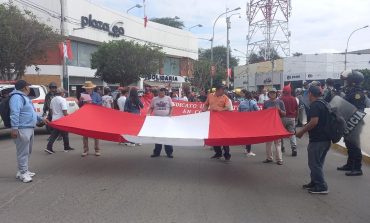 Piura: Sindicatos realizan marcha contra gobierno de Dina Boluarte
