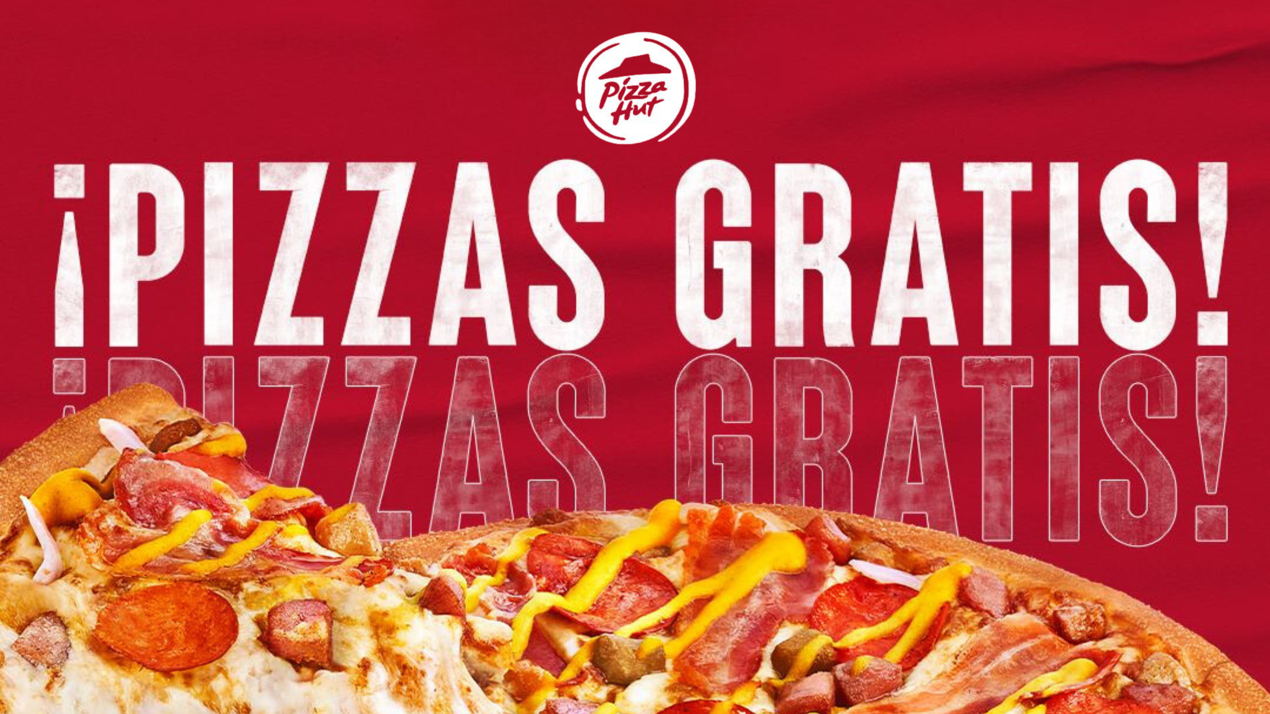 Pizza Hut regalará pizzas a quienes completen la frase “Más pizzas, más momentos” en sus tiendas