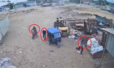 Sullana: Delincuentes roban S/20,000 en una empresa recicladora de fierros